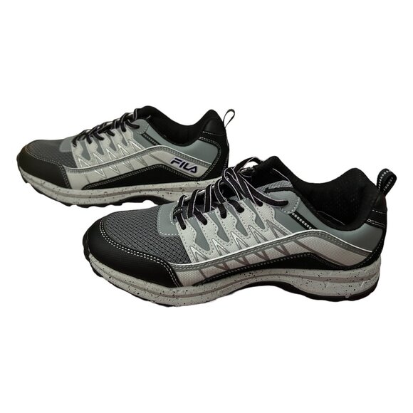 Fila Men's Running Athletic Shoes Size 8.5 Black & Gray - Picture 3 of 11